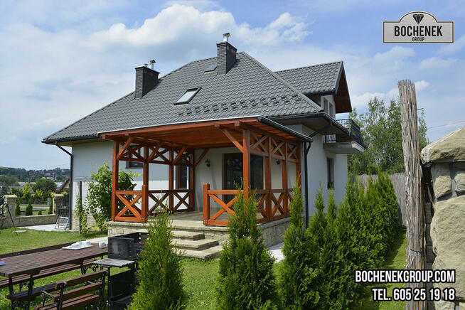 Pergola z drewna GEPARD. BochenekGROUP Budownictwo drewniane