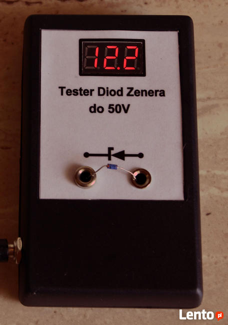 Tester diód Zenera do 50V