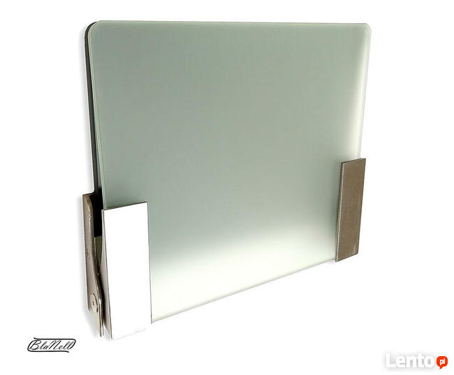 Krzesło ścienne szklane, krzesło wiszące: satyna/grafit