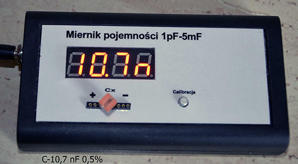 Miernik pojemności 1pF do 5000mF