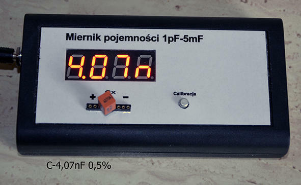 Miernik pojemności 1pF do 5000mF