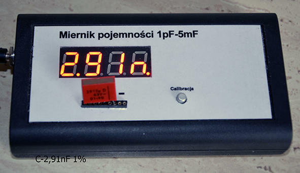 Miernik pojemności 1pF do 5000mF