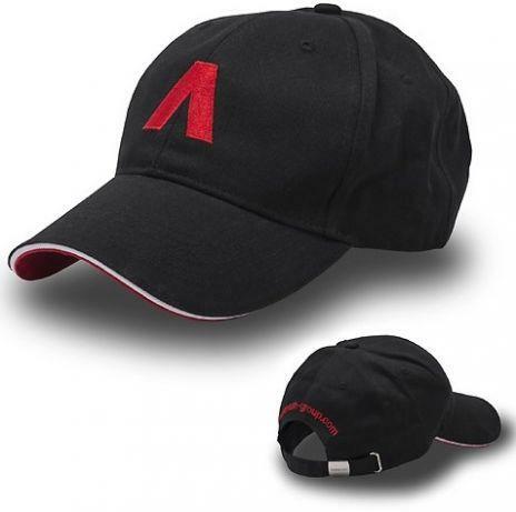 Czarna czapka z daszkiem AMMANN