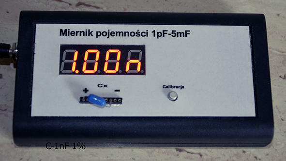 Miernik pojemności 1pF do 5000mF
