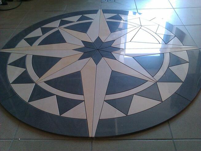 ROZETA PODŁOGOWA RóżA WIATRóW średnica 100 cm