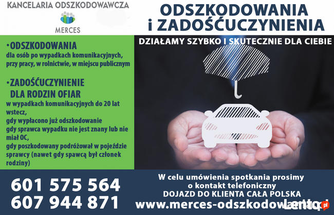 Pomoc rodzinom osób poszkodowanych w wypadkach