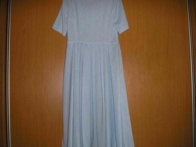 Błękitna maxi sukienka 40