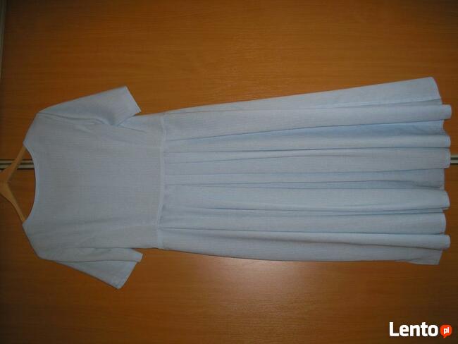 Błękitna maxi sukienka 40