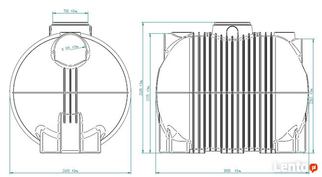 Zbiornik na deszczówkę 10000L szambo Jumbotank