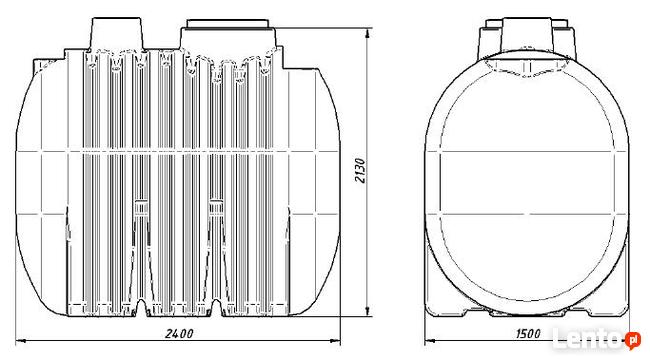 Zbiornik na deszczówkę 5000L szambo