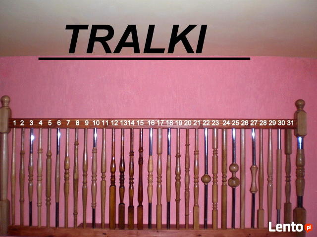 Tralki Poręcze Drewniane