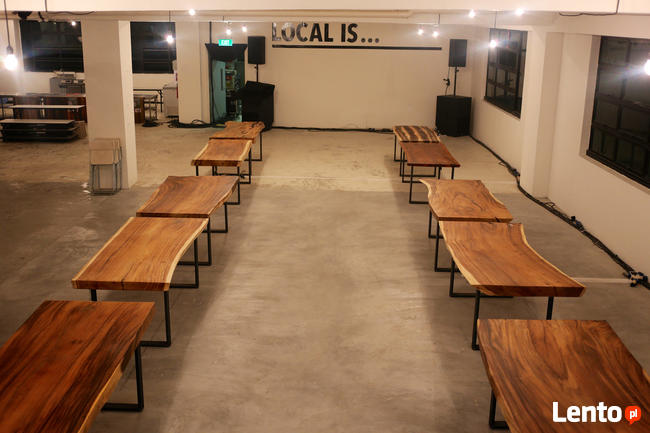 Lite drewniane stoły z drewna egzotycznego Suar - Monolit !