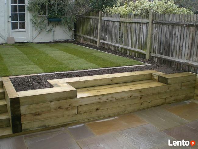 podklady sosnowe NIE KOLEJOWE ogrodowe 100x200x2400 IMPREGNO