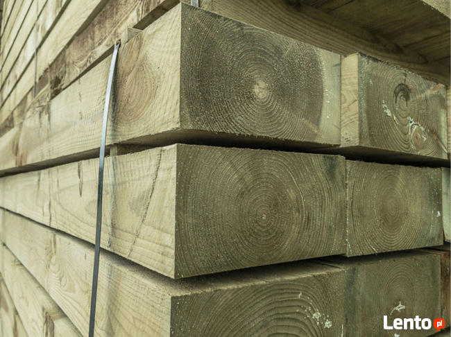 podklady sosnowe NIE KOLEJOWE ogrodowe 100x200x2400 IMPREGNO