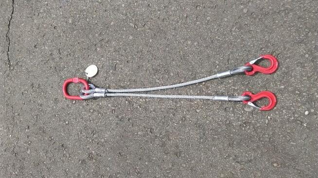 Zawiesie, zawiesia linowe 2-cięgnowe 2cFkh