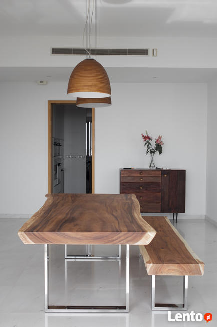 Lite drewniane stoły z drewna egzotycznego Suar - Monolit !