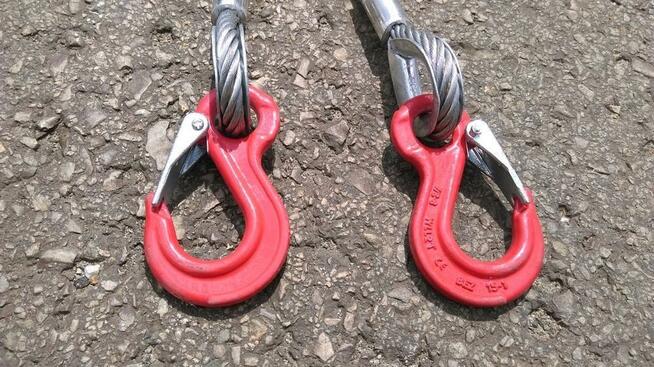 Zawiesie, zawiesia linowe 2-cięgnowe 2cFkh