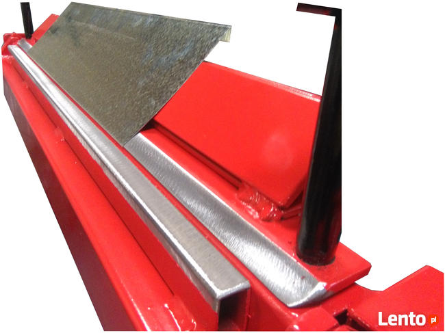 Giętarka zaginarka do blachy płaskiej ZGW-1250/1,0 RED