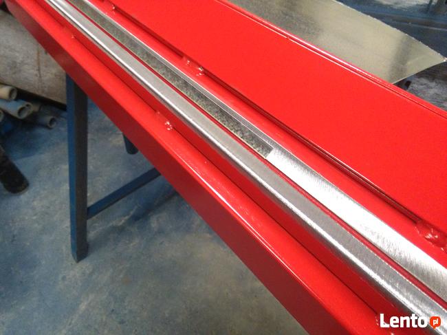 Giętarka zaginarka do blachy płaskiej ZGW-1250/1,0 RED