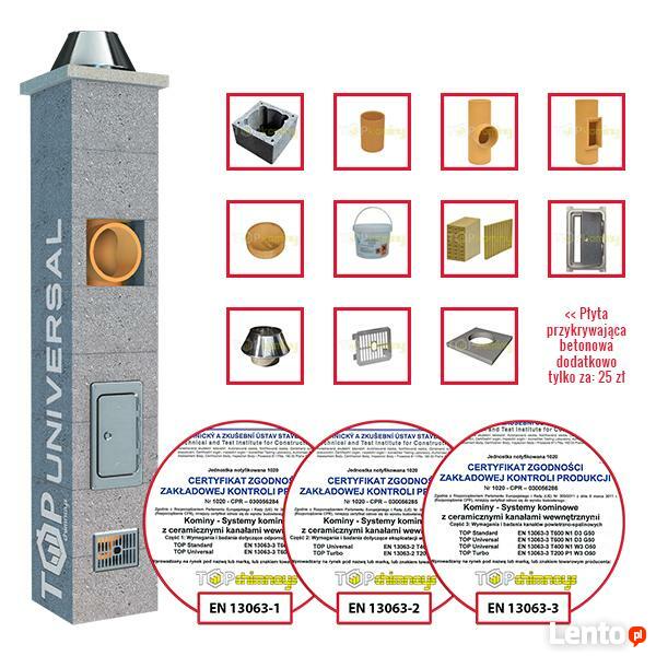 Komin Systemowy TOP CHIMNEYS Uniwersal Fi 200 10m Tr GRATIS!