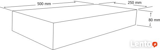 Płyta betonowa elewacyjna daszek ogrodzenie