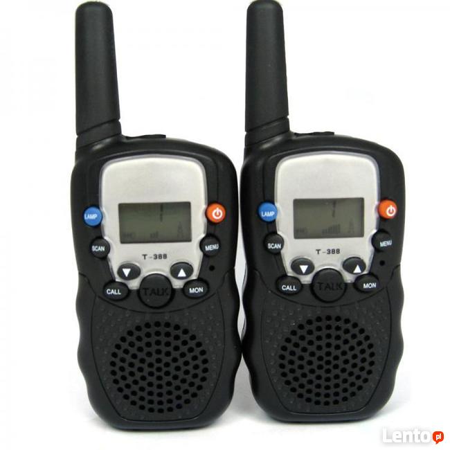 KOMPLET KRÓTKOFALÓWEK T-388 WALKIE TALKIE ZASIĘG DO 5KM