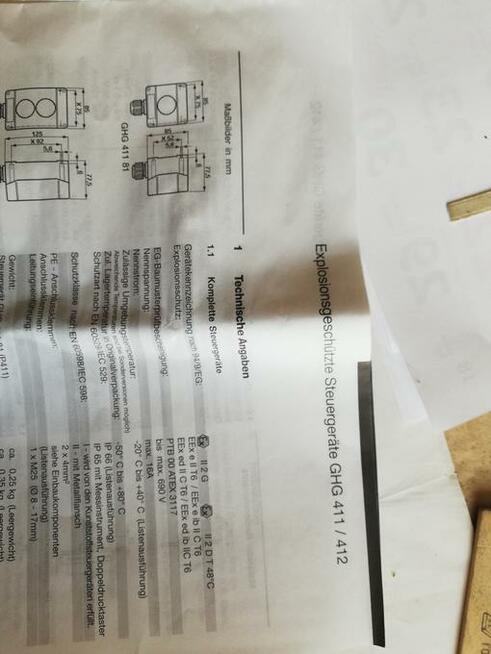 Kaseta sterownicza GHG 411 ; IP 66
