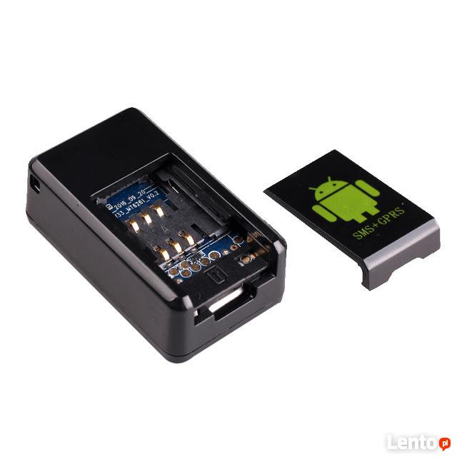 TRACKER LOKALIZATOR GPS GSM GF-08 MINI KAMERA PODSŁUCH