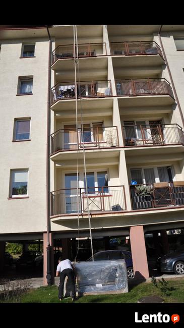 Wciąganie na pasach , wnoszenie ciężkich gabarytów !