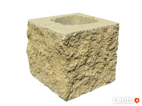 Pustak betonowy elewacyjny mur ściana ogrodzenie