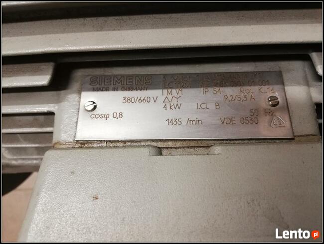 Silnik Siemens 3~ , 1LA 3113-4AA74-ZK17 ; IEC 112M ; 4KW
