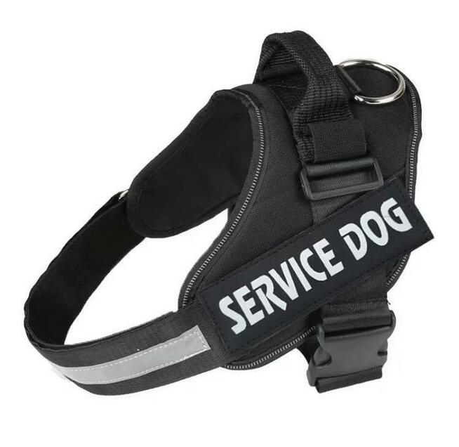 SZELKI SMYCZ SERVICE dog police mocne dla dużego psa