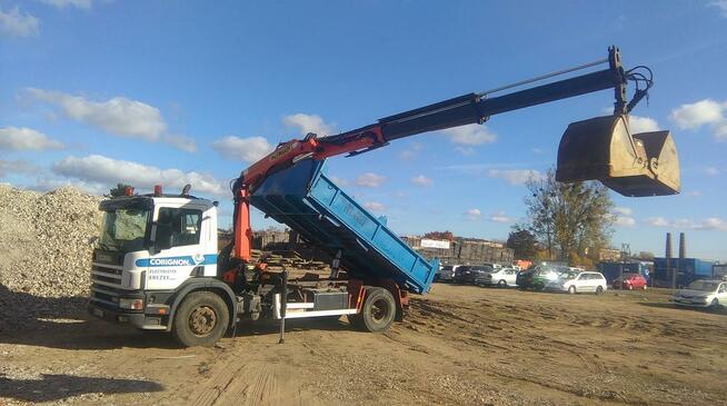 Transport wywrotka + hds