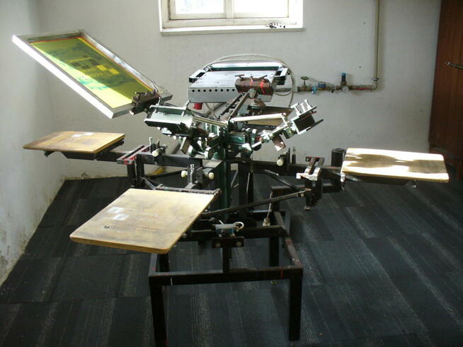 Sitodruk Karuzela + Stacja susząca flash + 70 sit + wyposaże