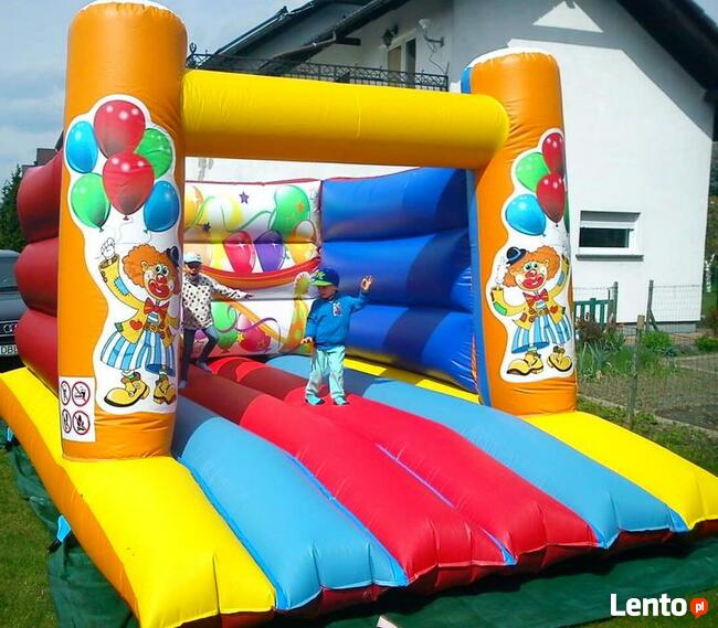 Imprezy dla dzieci, klaun, zamek dmuchany, zjeżdżalnia