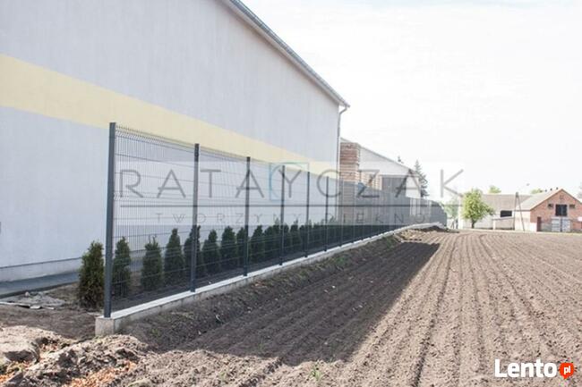 Ogrodzenie panelowe, systemowe h=1,23m fi=4mm RAL