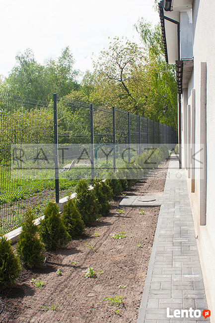 Ogrodzenie panelowe, systemowe h=1,23m fi=4mm RAL