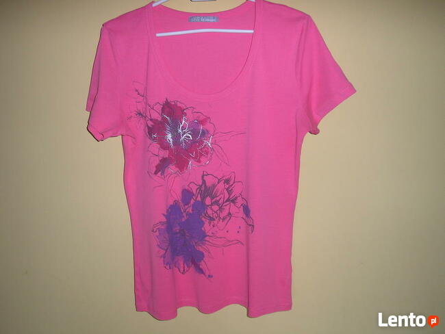 koszula jeansowa, bluzka, legginsy 40