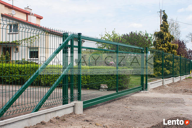 Ogrodzenie panelowe, systemowe h=1,23m fi=4mm RAL