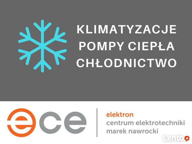 Klimatyzacje, pompy ciepła, urządzenia chłodnicze - montaż
