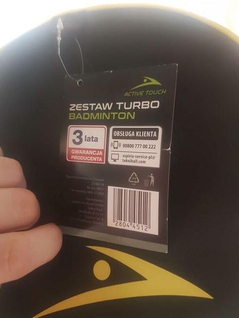 NOWY zestaw do BADMINTONA firmy ACTIVE TOUCH