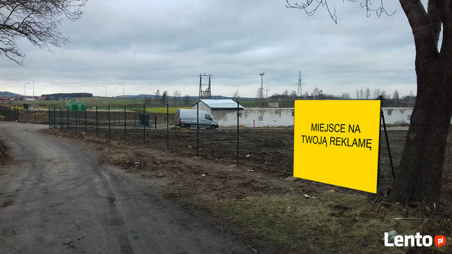 Miejsce na reklamę, baner 5,4 x 2,4m, billboard, Strzegom