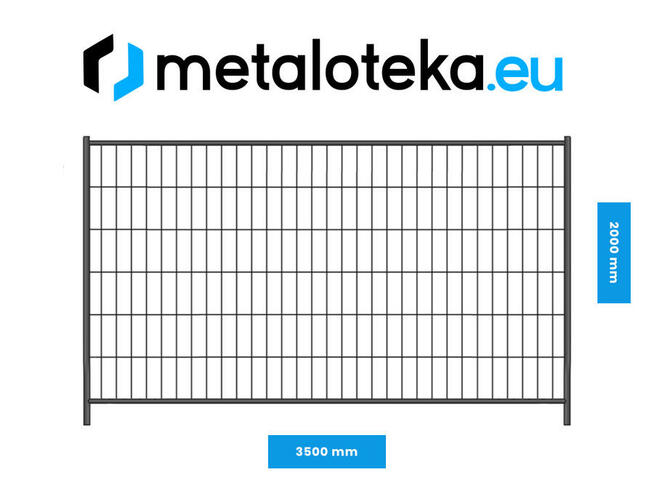 Ogrodzenia ogrodzenie tymczasowe budowlane SET A1