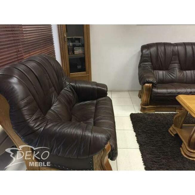 Komplet wypoczynkowy Patrycja skóra naturalna 100%