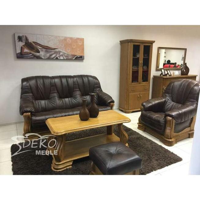 Komplet wypoczynkowy Patrycja skóra naturalna 100%