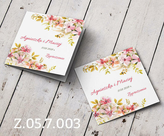 Tanie zaproszenia ślubne - ekspresowo