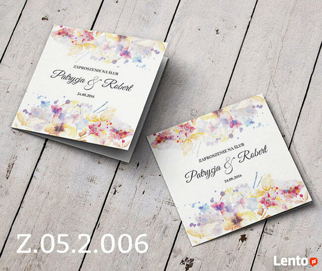 Tanie zaproszenia ślubne - ekspresowo