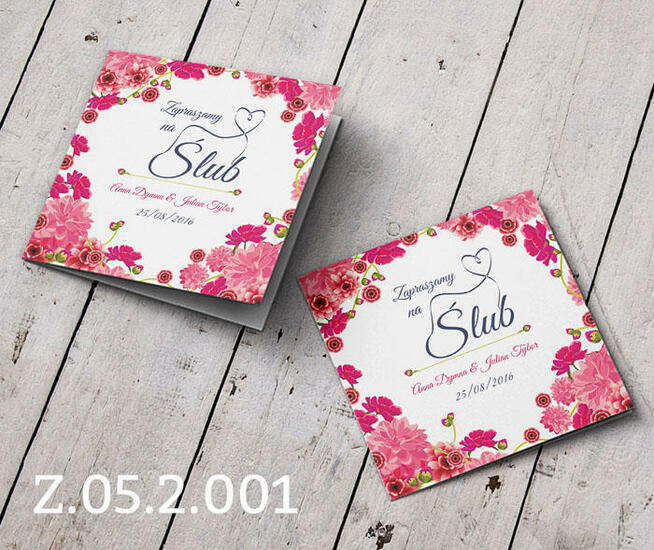 Tanie zaproszenia ślubne - ekspresowo