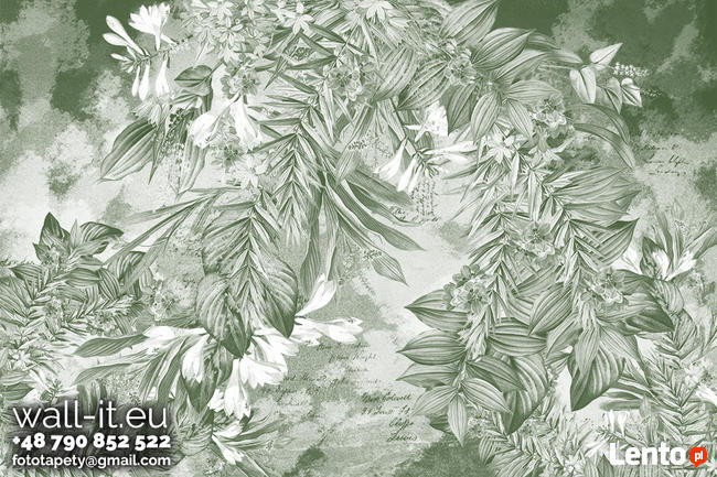 Fototapety do sypialni kwiaty Fototapeta do salonu liście