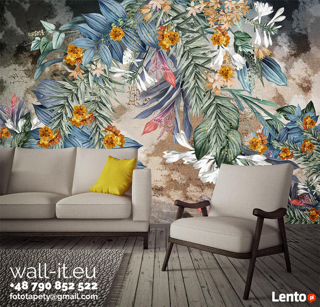 Fototapety do sypialni kwiaty Fototapeta do salonu liście